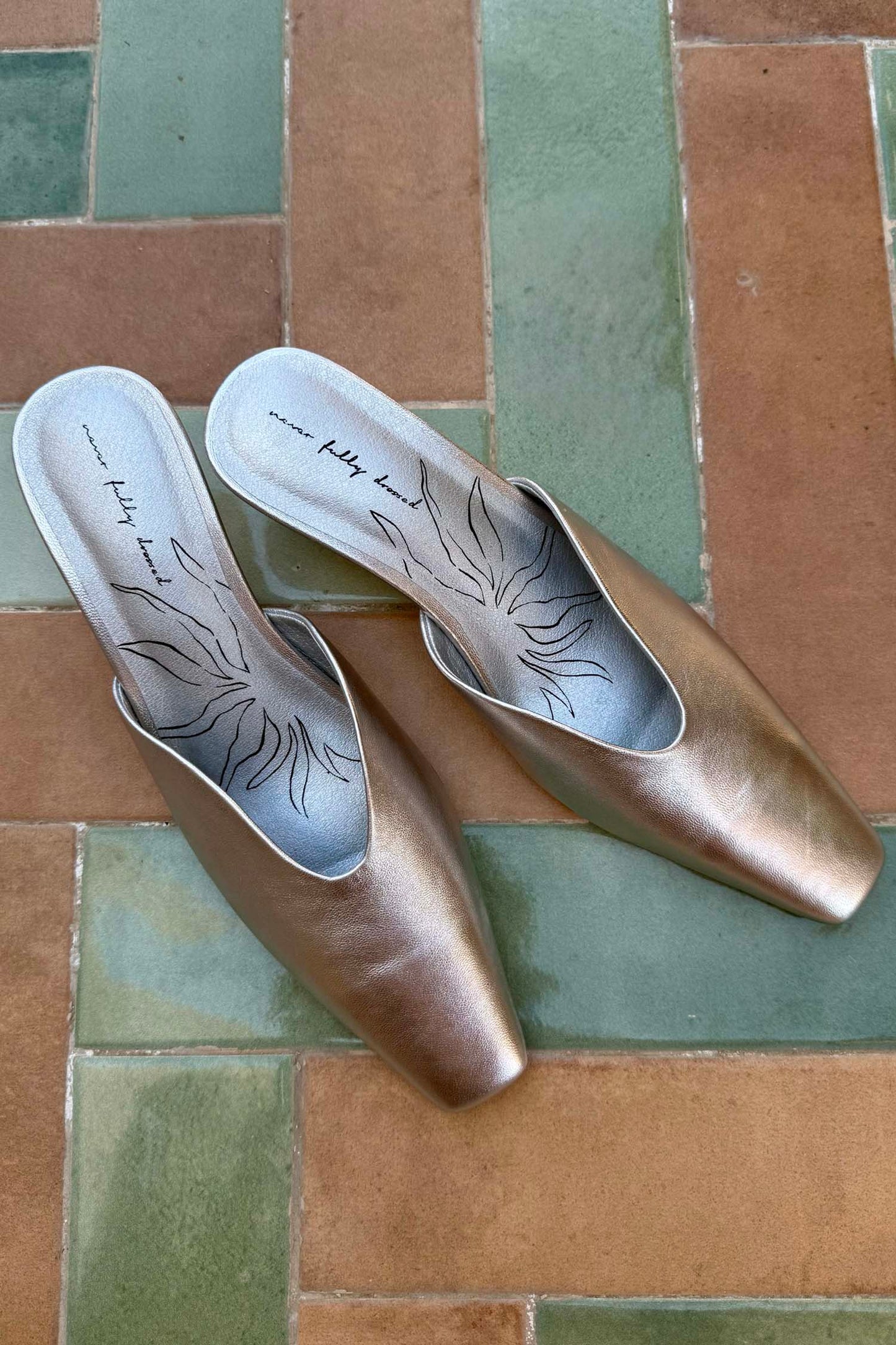 Silver Wedge Mule