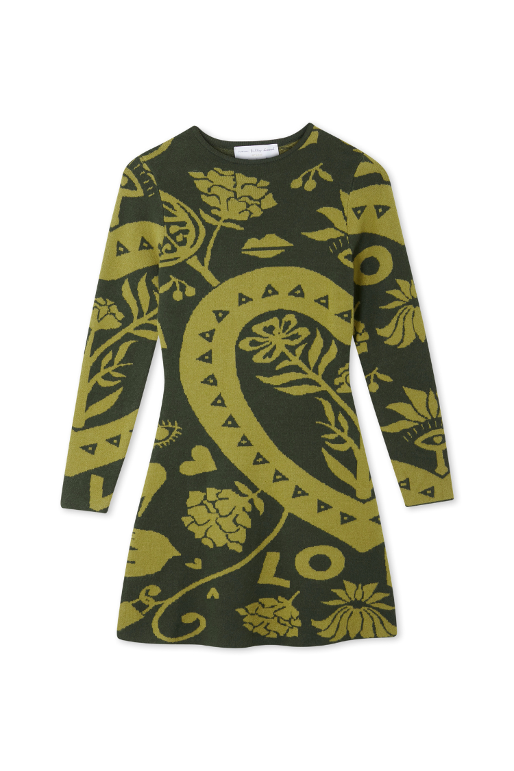 Olive Amara Knit Mini Dress Petite