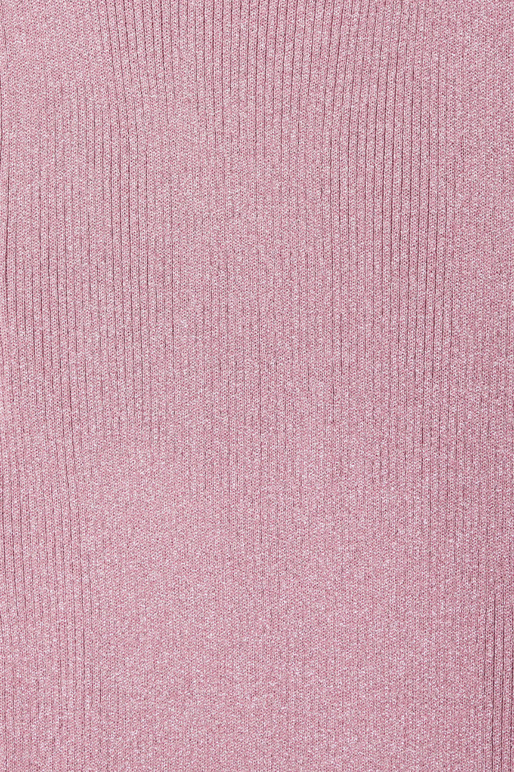 Pink Rib Knit Tilly Dress