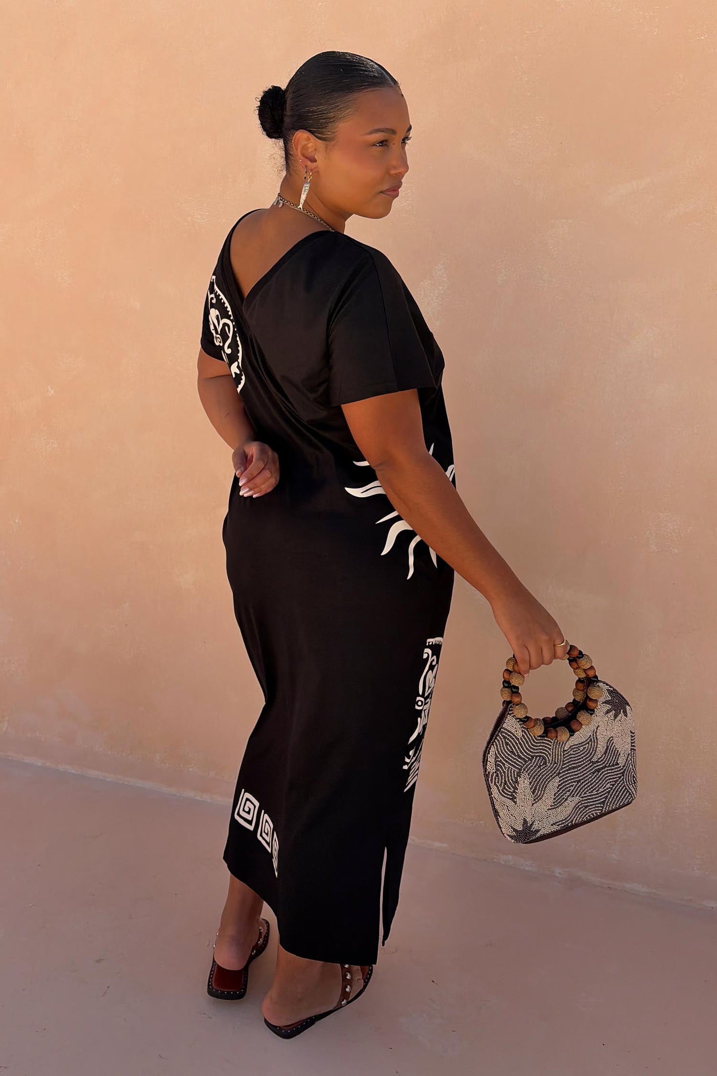 Black Dolce Vita T-Shirt Dress