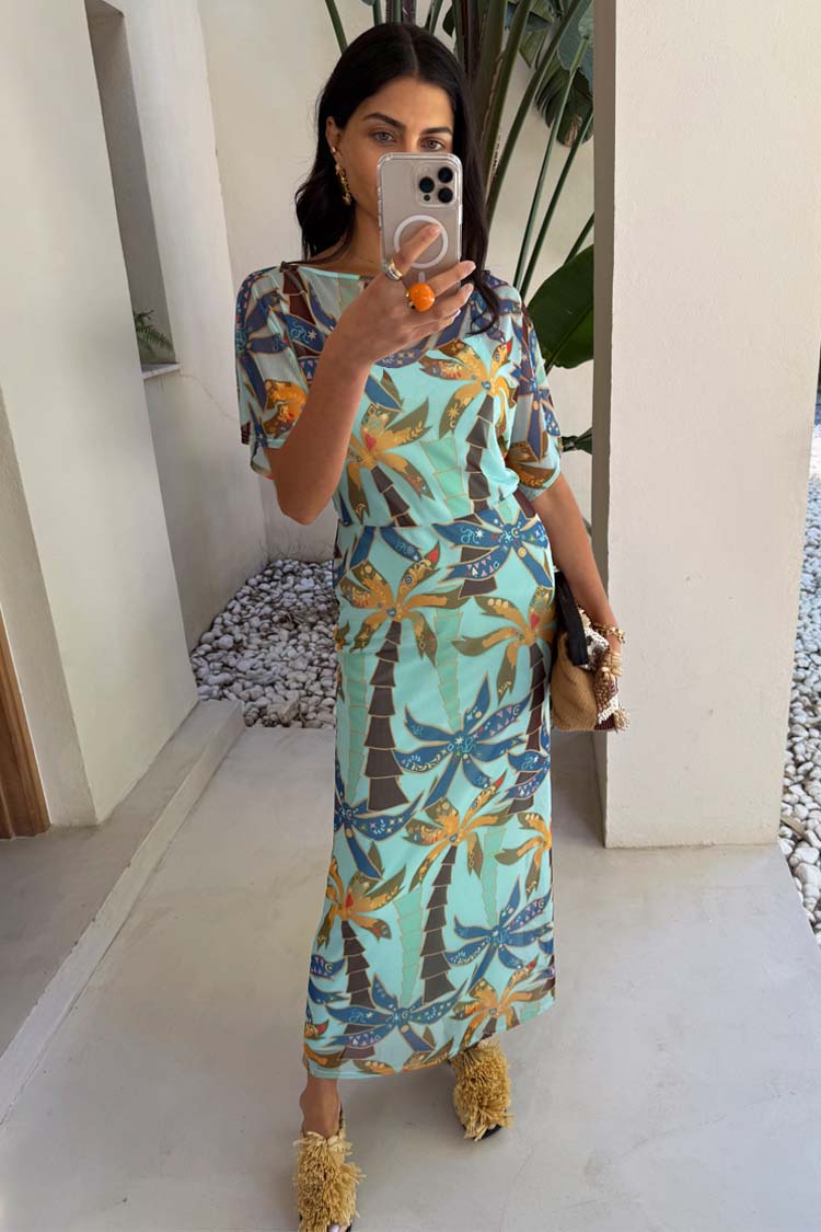 Azura Palms Mesh Tilly Dress