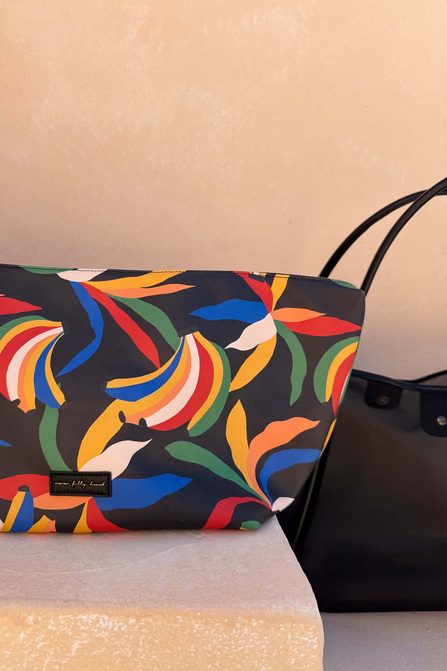 Black Mesh Tote Bag