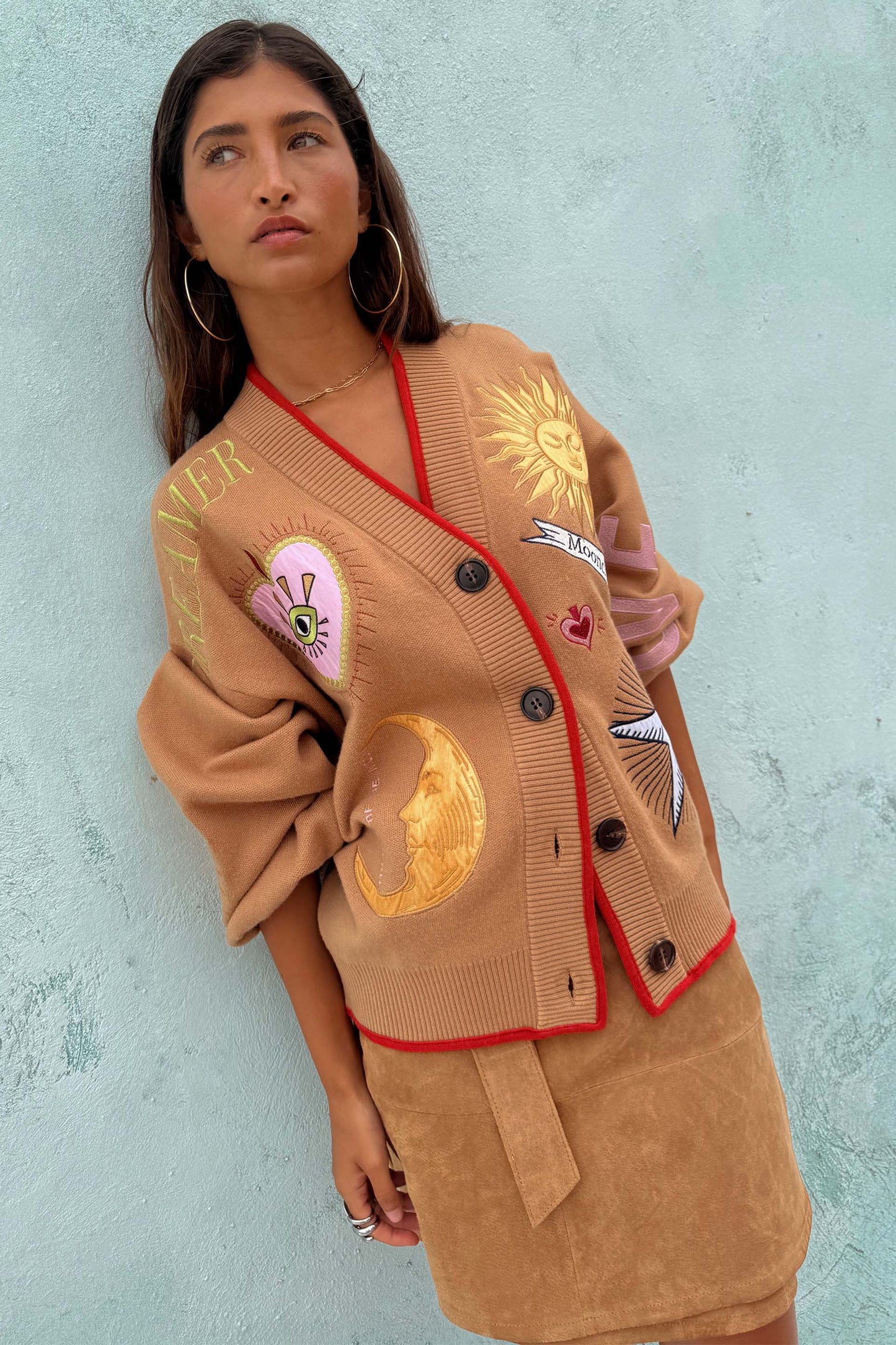 Camel Mystical Cardigan