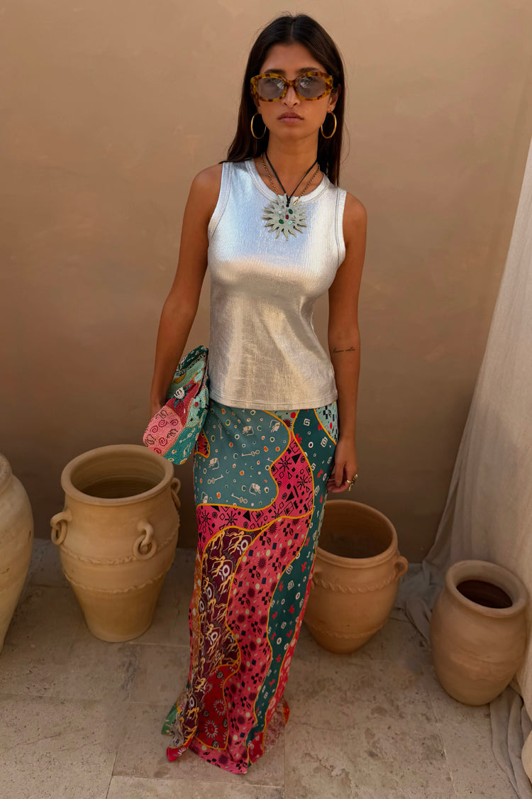 Pastel Morocco Dorris Skirt Petite