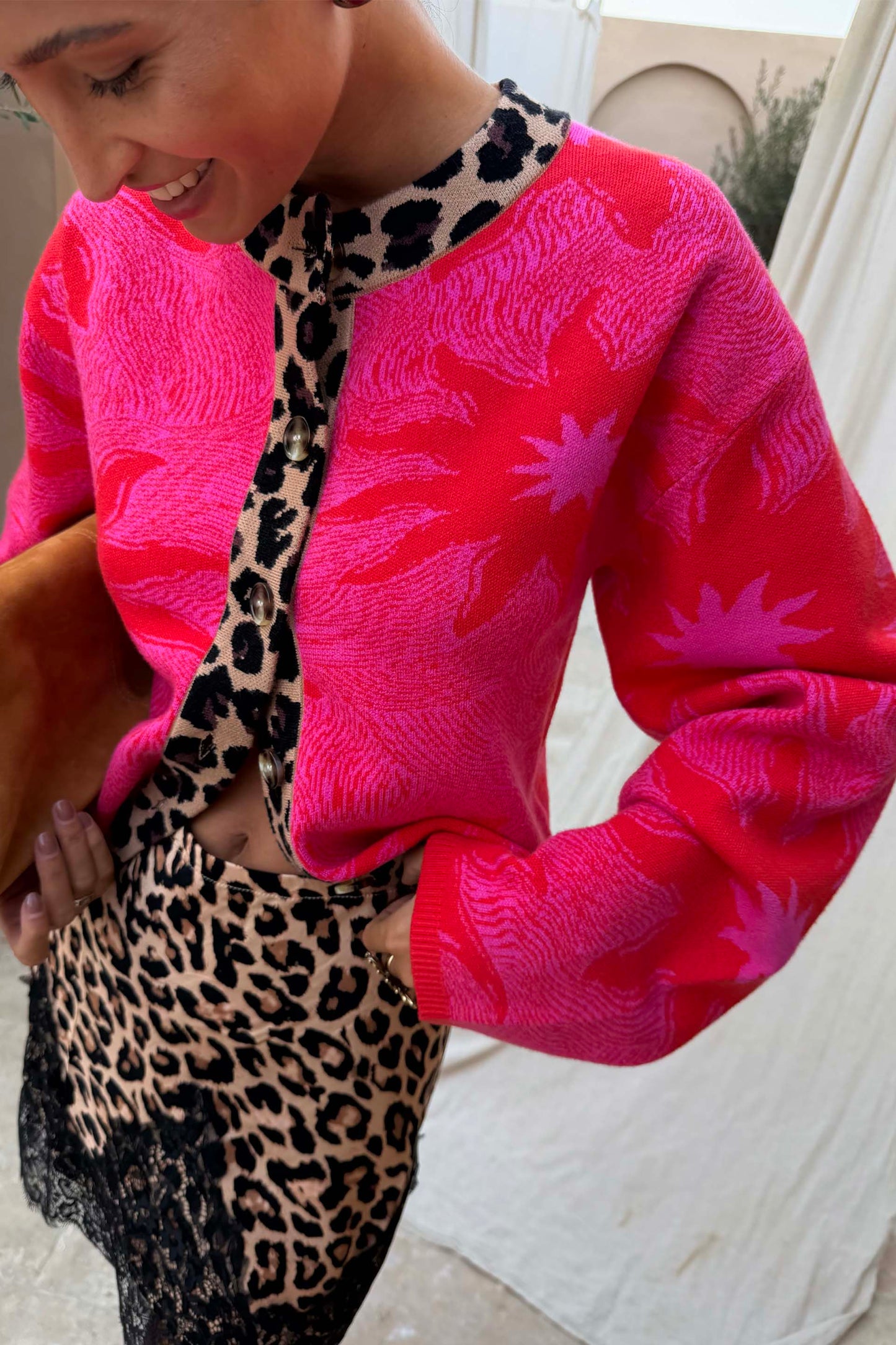 Pink Soleil Cardigan