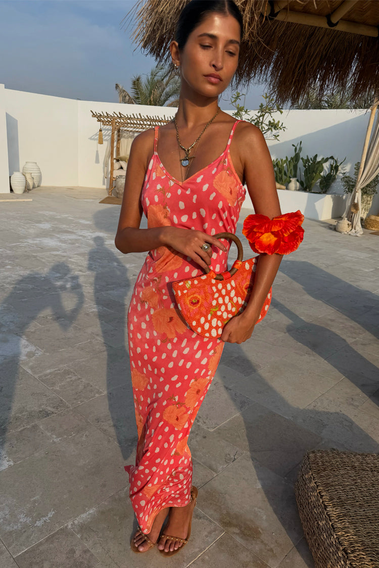 Coral Fawn Poppy Aria Dress Petite