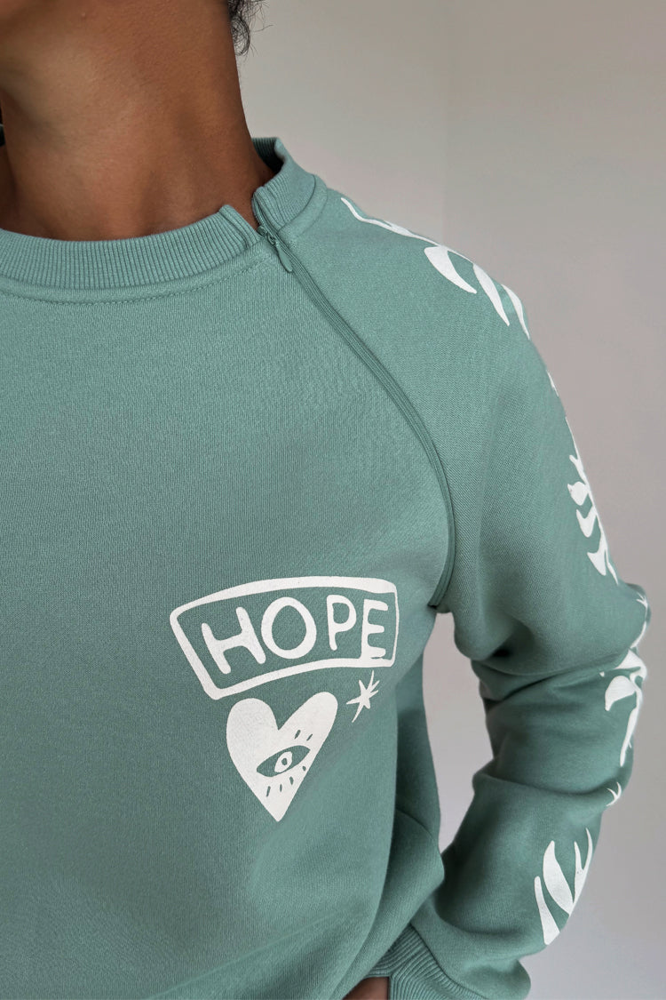 Sage Sundazed Accessible Sweatshirt