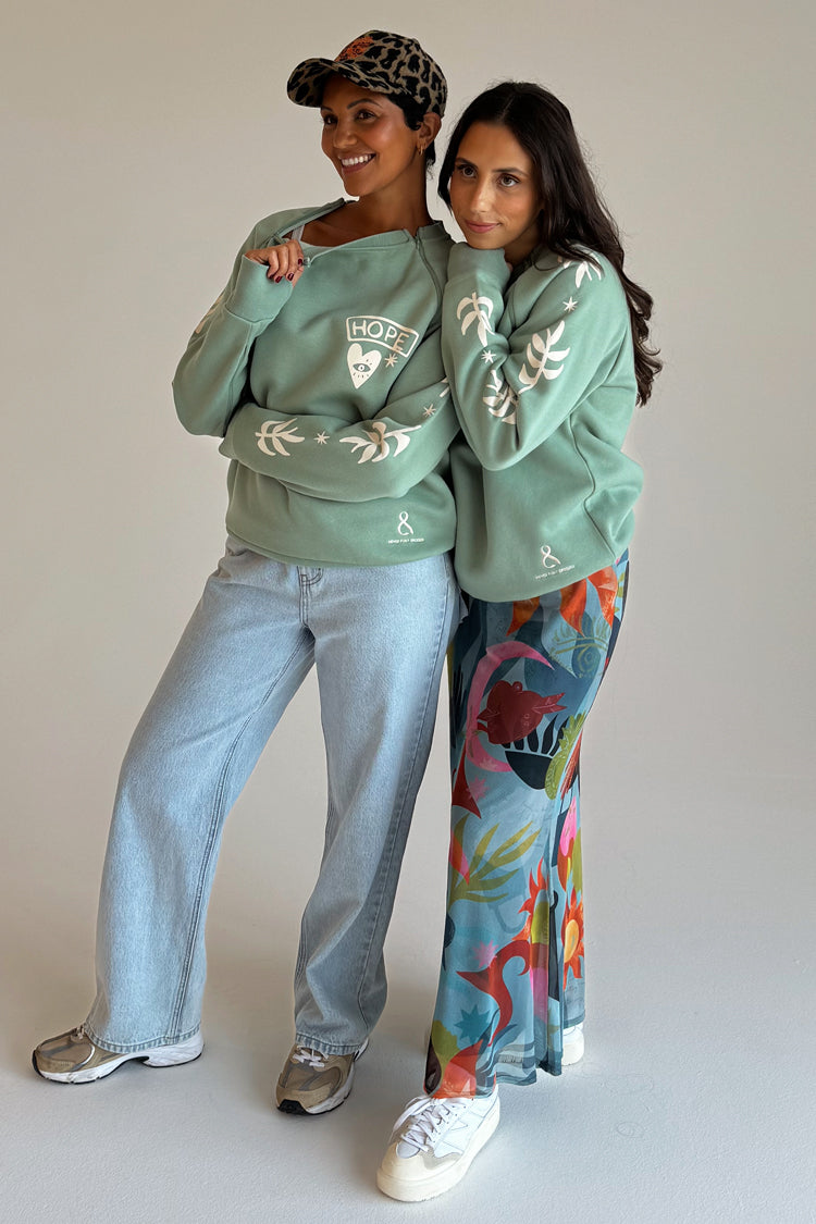 Sage Sundazed Accessible Sweatshirt