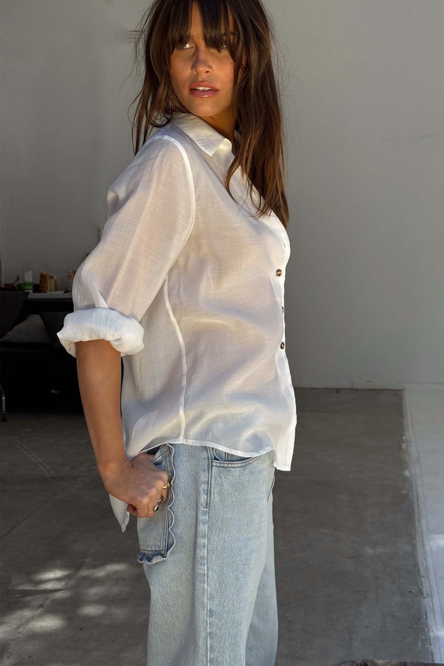 White Miley Shirt