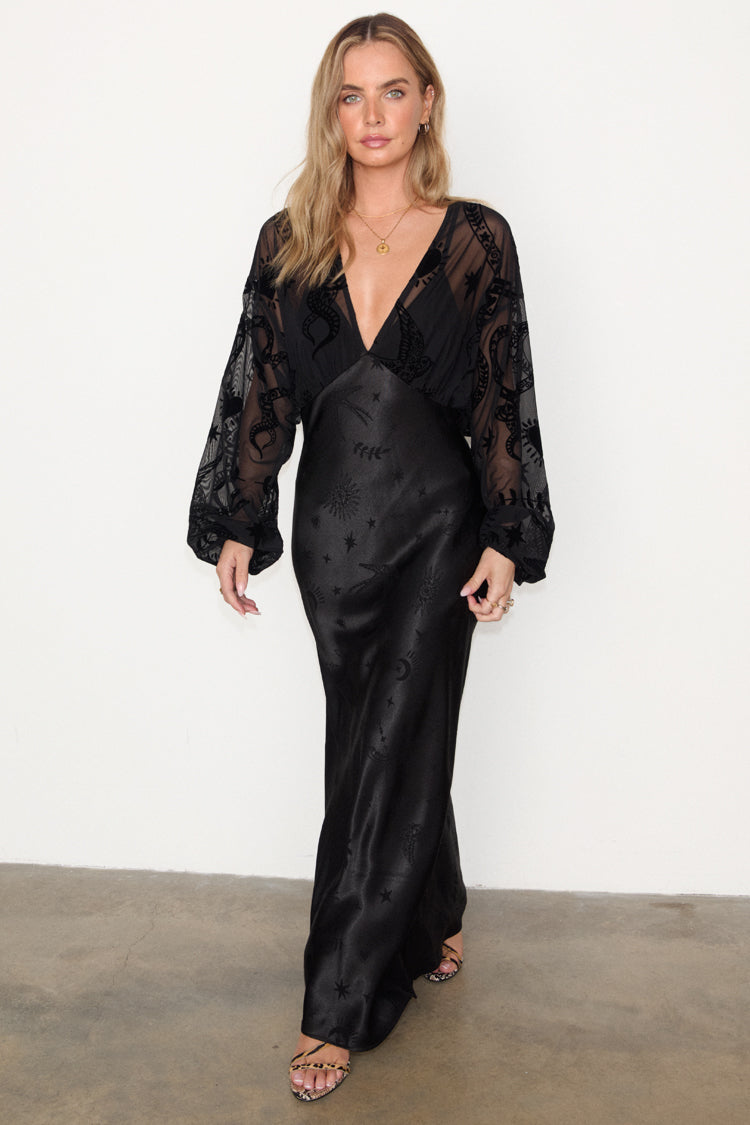 Black Swallow Romance Emma Dress