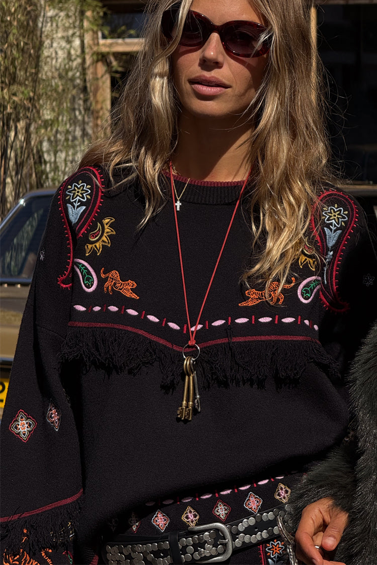Black Safari Jamie Jumper